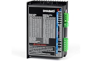 RATTMMOTOR DMA860S, driver del motore passo-passo digitale, 8,2A, 18-160 V DC,256 Microstep, 2 fasi per motore passo-passo Nema34, stampante 3D