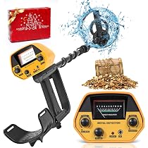 Metal Detector Professionale Regolabile 78-107 Cm, Bobina Impermeabile IP68, Alta Precisione Anti-interferenza