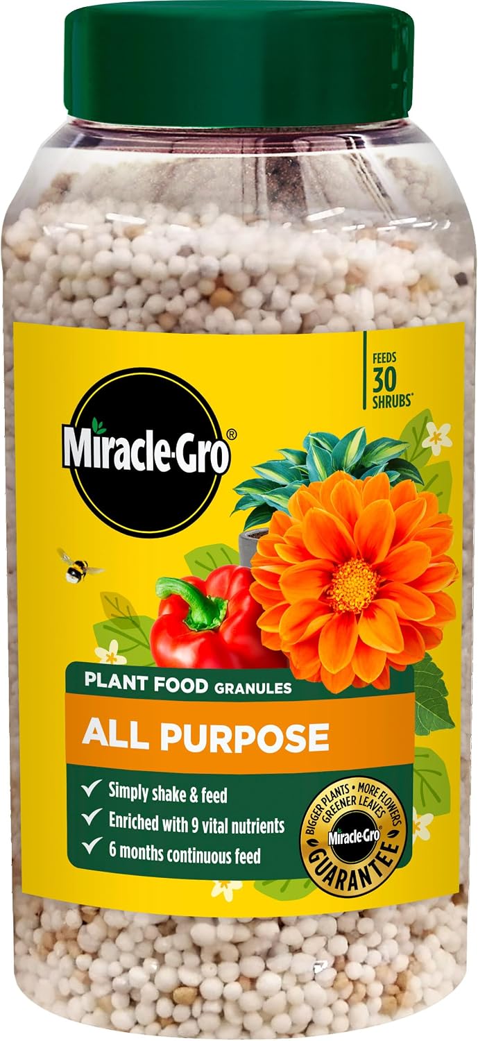 Miracle-Gro Continuous Release All Purpose Plant Food, 900G, White