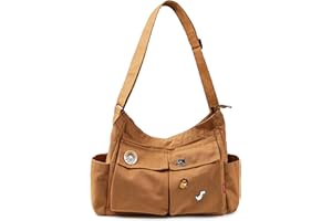 Captain Blues Canvas Messenger Bag Umhängetasche Crossbody Schulter Tote Hobo Bag für Frauen und Männer - Große Tasche mit mehreren Fächern