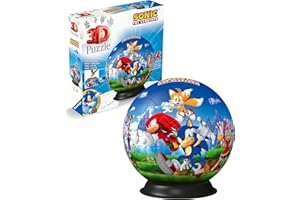 Ravensburger Sonic The Hedgehog Hedghog - 3D Puzzles for Kids Age 6 Years Up - 72 Pieces - No Glue Required