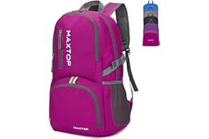 MAXTOP 30L Backpack Ultra Lightweight Packable Foldable Rucksack Water Resistent For Men Women Kids Outdoor Camping Hiking Travel Daypack Handy Durable Gifts For Men Women