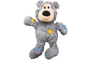 KONG wildknots Plüschbär, Medium/Large, farblich sortiert