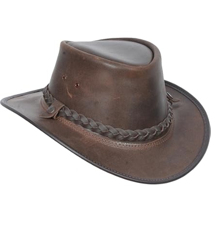 Barmah Hats Squashy Bronco Leather Hat - Tem 1022 - Etsy - View #13
