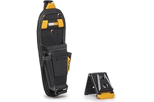 ToughBuilt - Pochette à Outils pour Pinces – Poches et Boucles, Clip pour mètre Ruban, Tournevis, Porte-Crayon, Accessoires de Support à Outils réglables, Organiseur Multi-Outils