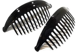 niavida Peine de inserción (2 unidades, 17 cm), color negro