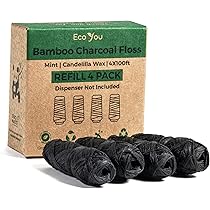 Ecoyou Bamboo Floss | 4 Refills Pack | Mint & Candelilla Wax - View #5