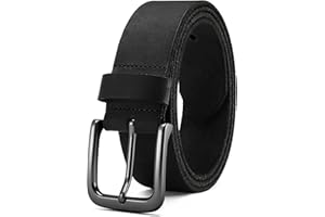 CHAOREN Gürtel Herren Leder, 38mm Echtledergürtel aus Hochwertiger Vollnarbenleder, Perfekt für Casual-Looks und Jeans
