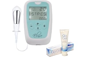 TensCare Elise2 y Go gel Lubricante- Ejercitador Kegel para músculos del Suelo Pélvico. Trata el problema de incontinencia y mejora la sensación con 4 programas.