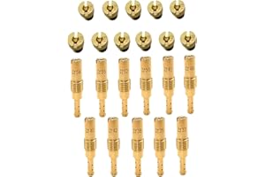 YAMAKATO Aftermarket 22pcs Carburetor Jet Kit w/11 Main Jets and 11 Slow Jet for Nibbi Honda PWK Keihin Yamaha OKO CVK PWM Type