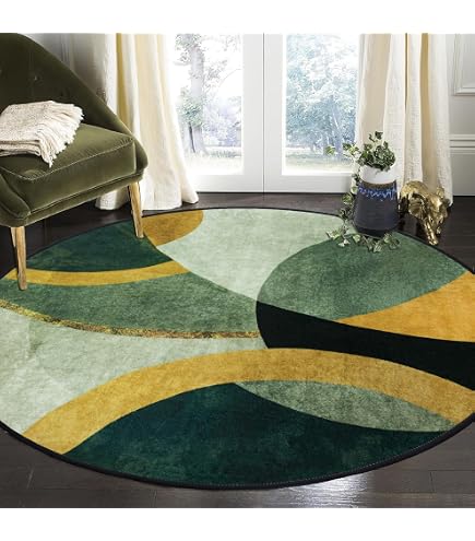 Tapis D'extérieur & Intérieur Artis Beige/Cuivre ø 160 Cm Rond