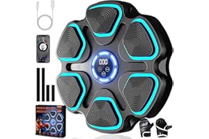 Eclipto Music Boxing Machine, Smart Bluetooth Music Punch Machine With LED Lights, 9 Speeds & 11 Models with Score Display, Wall Mounted Music Punching Machine for Adults&Kids
