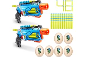 XSHOT Dino Attack Dino Striker 2 Pack (2 Blasters, 6 Medium Egg, 48 Darts) by ZURU