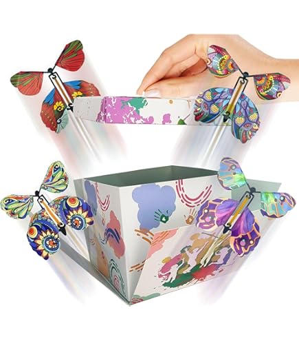 Boîte D'emballage Cadeau En Papier DIY Explosion Surprise Avec Papillon Volant Anniversaire Anniversaire Mariage Explosion Cadeau Kit Papillon