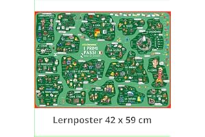 mindmemo Lernposter - I primi passi - Italienisch für Einsteiger - Vokabeln lernen mit Bildern - geniale Lernhilfe - DinA2 PremiumEdition: genial-einfache Lernhilfe - DinA2 PremiumEdition