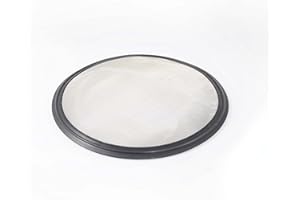 ARTESIAN SYSTEMS 20 Micron VITON/FKM Tri Clamp Screen Filter Gasket 316L (20Uf Micron/625Mesh) Stainless Steel Pharmaceutical Grade Filter Mesh. VITON with & FDA Certification (6")