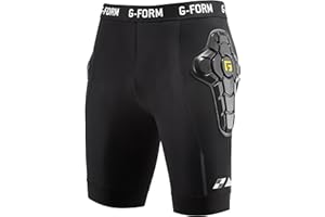 G-Form EX-1 Bike Short Liner - Gepolsterte Radhose - Schutzradhose für BMX, Snowboarding & mehr - Sportliche Kompressionsshorts