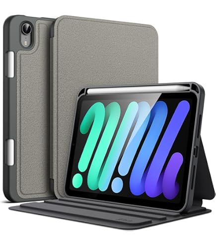 MOFT Dynamic Folio Hoes voor iPad Mini 7 (A17 Pro 2024)/Mini 6 2021, 8,3 inch, dunne magnetische standaardomslag met 20 kijkhoeken, automatische
