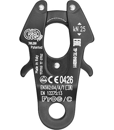 Kong. Mini Frog. Original. Kleiner Karabiner Mit Automatischem Verschluss. Leichter Karabiner. Ideal Für Leine, Kamera, Longe Werkzeughalter. Hergestellt In Italien. Gewicht 20 G