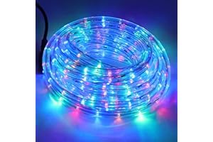 Wisada RGB LED Lichtschlauch Außen, 2M 36 LEDs/m Mehrfarbig LED Schlauch 220V LED Indoor Leuchtstoffröhre, Outdoor LED Lichter Wasserdicht Lichterschlauch für Terrasse Wohnzimmer Weihnachten Partydeko