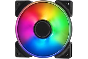 Fractal Design FD-FAN-PRI-AL12-PWM Wentylator do Obudowy Komputera, Wielokolorowy