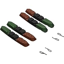 XLC Blocco Freno Di Ricambio BS-X07 Per Bici - Set Da 4, Lunghezza 72mm, Nero - Foto 4