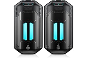 OUTJUT Hand Warmers Rechargeable 2 pack, 6000mAh Electric Handwarmers Ultra Thin Light Portable for Pocket Gloves, 3 Levels Heat, USB Reusable Hand Warmer, Idea Tech Gifts for Men, Women