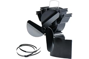 TOMERSUN Kaminlüfter, Anbringung am Kaminrohr, für Neigungsfläche