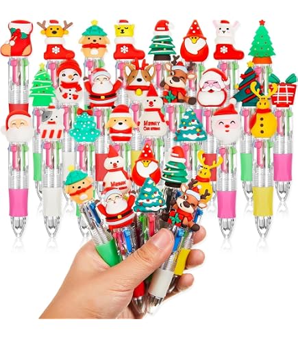 Lot De 4 Stylos Nightmare Before Christmas – Designs Officiels Disney Jack Skellington En Couleurs – Cerdá Espagne