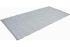 ARTE TAPPETI Easy - Alfombra de algodón, lavable, para baño y cocina, antideslizante (50 x 80 cm, luz gris)