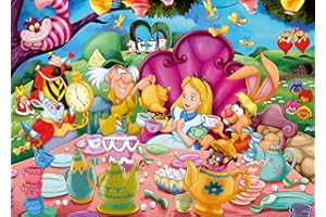 Ravensburger - Puzzle 1000 Pezzi Disney Alice | Puzzle Disney 1000 Pezzi Per Adulti E Bambini Con Una Misura Di 70x50 Cm | Regalo Per Adulti E Bambini Da 14 Anni E Più
