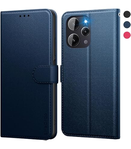 HONLEN Custodia per Redmi 12 (4G) / Redmi 12 5G Cover, (6.79 Inches) Premium PU Pelle Wallet Magnetica Flip Case con Stampata Mandala, 3 Slot Schede, Stand Cover