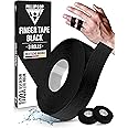 Finger Tape Sports Extra Strong Adhesive, 3 Rolls Athletic Tape for Fingers, Skin-Friendly Sports Tape, Tape for Weight Lifting, Volleyball Finger Tape, Climbing, Basketball, Finger Tape (Black)