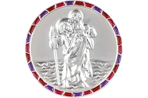 Fritz Cox Saint Christophe MOSAÏQUE avec Une Carte Cadeau française (Rouge)