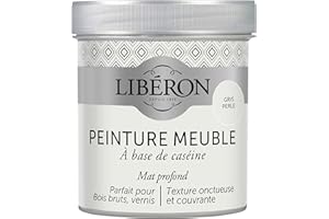 Libéron Peinture meuble à base de caséine, Gris Perle 500 ML