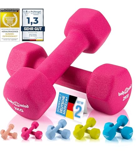 Apollo Halterset | Fitnesshalters, 2x1kg, 2x2kg, 2x3kg | Inclusief