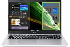 Acer Aspire 3 A315-58-76W1 PC Portatile, Notebook, Processore Intel Core i7-1165G7, RAM 8 GB DDR4, 512 GB PCIe NVMe SSD, Display 15.6" FHD LED, Scheda Grafica Intel Iris Xe, Windows 11 Home, Silver