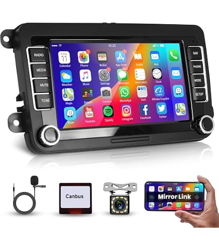 Eforcase Car Stereo Radio For Honda CR-V 2017 2018 2019 2020 2021,9inch 4 64GB Car Dash Navigation GPS Screen With Wireless Carplay Android Auto,SWC ,DSP, Touchscreen Video Player