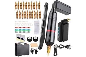 HAWINK Marcas temporales de tatuajes en la piel de, 10 marcas físicas + 20 (RNP28KITP199-1)