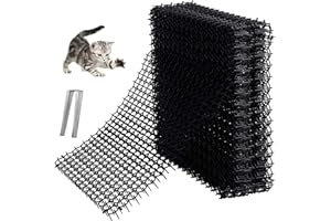 YUKIYI Dissuasore per Gatti, 12 Pezzi 15.2 x 22 cm Repellente per Gatti, Plastica Repellente Gatti, Dissuasori per Gatti, Anti Gatto Giardino Adatto per Prato Giardino Interno Esterno