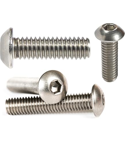 M6 - 1.0 Vi A Testa Cilindrica Bulloni A Brugola A2 304 Bulloni In Acciaio Inossidabile - Foto 2