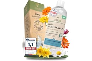 ‎HELDENGRÜN Heldengrün® Öko Bodenreiniger für Wischroboter [FRÜHLINGSFRISCHE & BLÜTENDUFT] Dermatologisch getestet - Wischroboter Reinigungsmittel - Streifenfrei & schaumarm - Reiniger Wischroboter