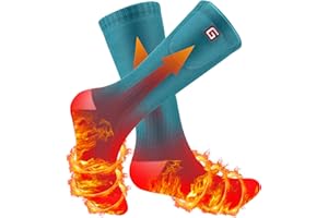 Svpro Calcetines eléctricos Recargables para Hombres y Mujeres Calcetines calefaccionados con batería de 4000mAh 3 ajustes de Calor Calcetines de Clima frío Calentamiento hasta 12 Horas