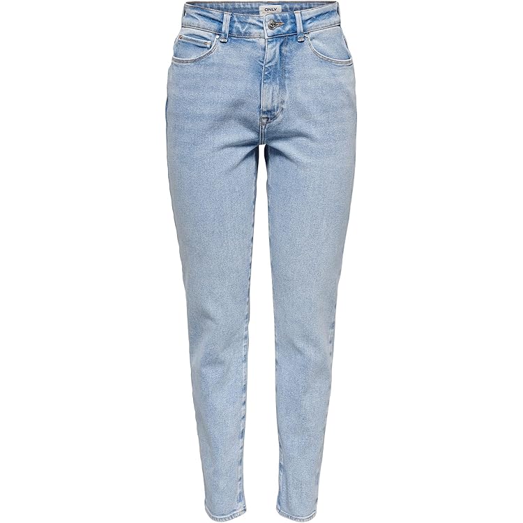 ONLY Straight-Jeans ONLBLUSH MID STRAIGHT DNM TAI021 NOOS, Aus elastischer Baumwollmischung mit Stretch-Anteil für eine optimale Passform