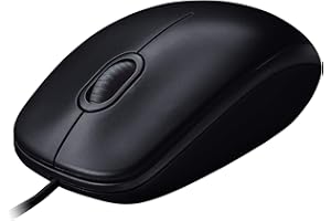 Logitech M90 Souris Filaire USB, Suivi Optique 1000 PPP, Ambidextre, Compatible avec PC/Mac/Portable - Noir