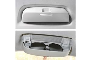 ‎GAFAT GAFAT Kompatibel mit Audi A3 A4 A5 A6 Q3 Q5 Q7 2013-2025 Sonnenbrillenhalter Brillenetui, Innenraum Aufbewahrungsbox Organizer für A3 8V 8Y A4 B8 B9 A6 C7 C8 Q3 8U F3 Q5 8R FY Q7 (Grey)