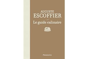 LA BRUNOISE Livre "Le Guide culinaire ESCOFFIER" de Auguste Escoffier