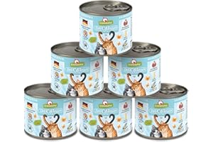 GranataPet Delicatessen Saumon & Dinde 6 x 200 g Nourriture Humide pour Chats Nourriture pour Chats gourmets, Nourriture sans céréales et sans sucres