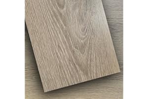 TIBBERS Suelo Vinílico Autoadhesivo, 36 Lamas de 15,24 x 91,44 cm (5,01 m²), Grosor de 0,6 mm, PVC Impermeable y Recortable, Alta Adherencia, Imitación Madera, SMD006-SHM36