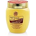PARIS COLLECTION Lanolin Hair Cream for Deep Conditioning and Moisturizing for Dry Damaged Frizzy Hairs (Girls/Boys) - 475ml